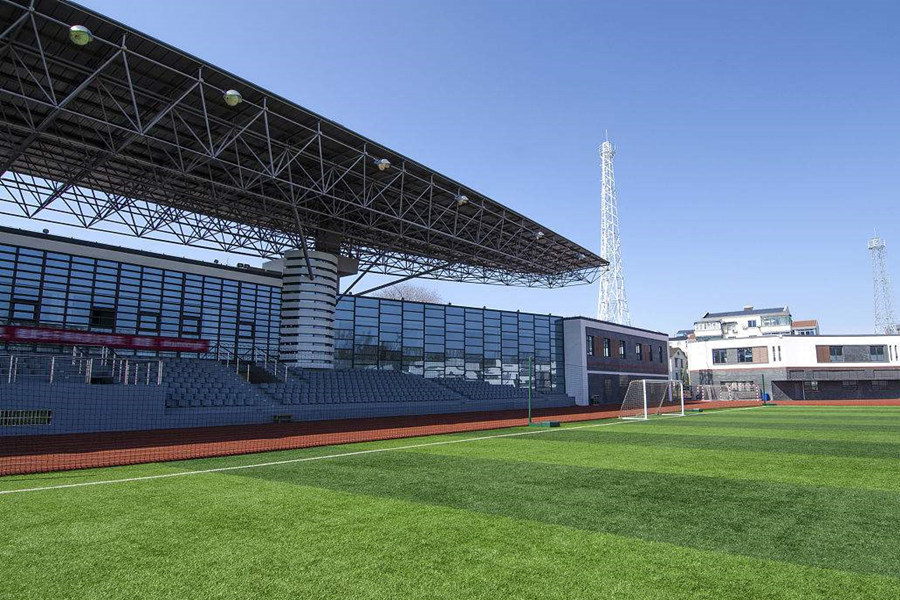 萧县体育场看台网架工程